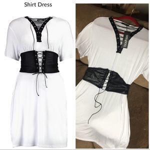 Brand NEW BOOHOO T-shirt dress.
